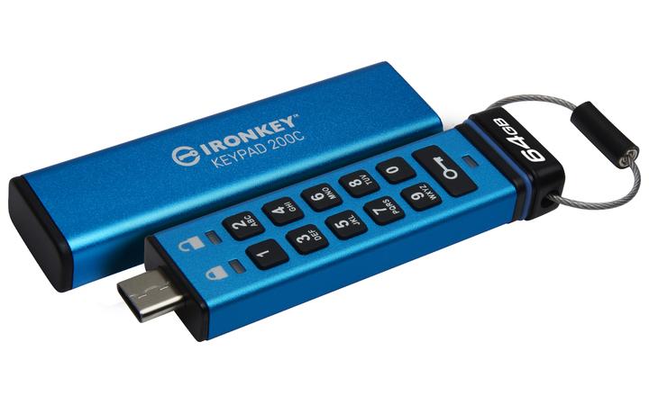 Actual product image Kingston IronKey Keypad 200C (64 GB, USB 3.2)