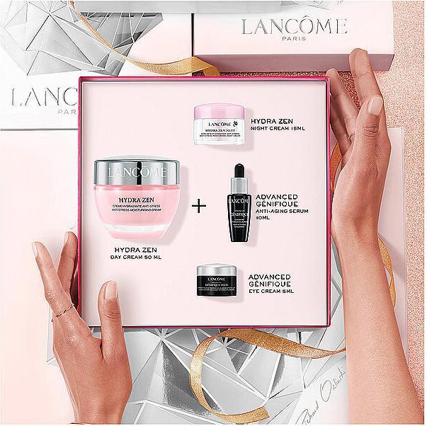 Actual product image Lancôme Hydra Zen Cream 50ml + Night Cream 15ml + Génifique Serum 10ml (80 ml, Day cream)