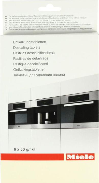Actual product image Miele Descaling tablets (6 pieces) (624 ml)