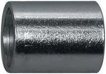 Actual product image Fränkische Rohrwerke FRA SM-E-V 63 galvanised steel pipe threaded socket M63 (Various)