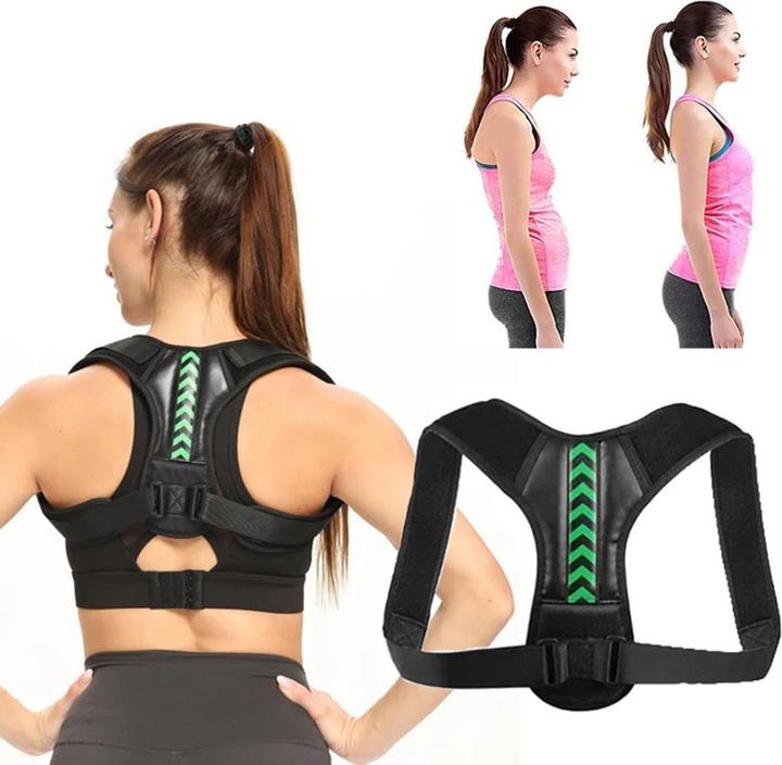 Produktbild König Design Rückenhalter Geradehalter Sport Rückenbandage Haltungskorrektur Stabilisator Neu (M)