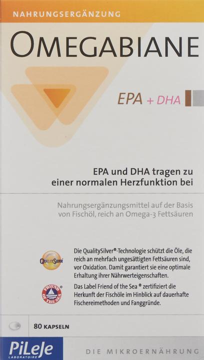 Produktbild Omegabiane Epa + Dha (80 Stück, Kapseln, 102 g)