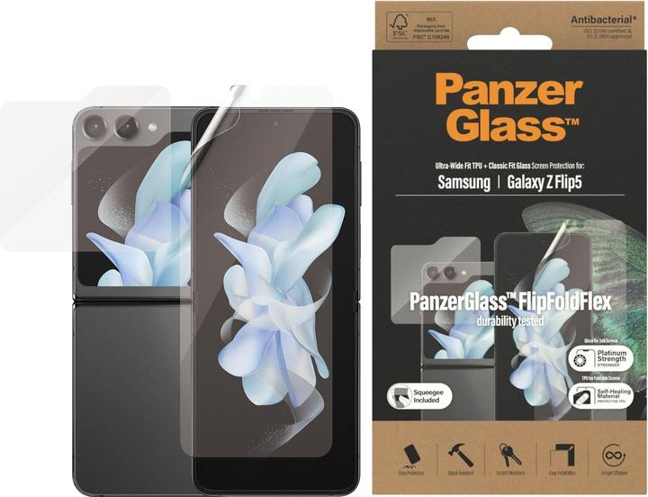 Actual product image PanzerGlass Screen Protector (1 Piece, Samsung Galaxy Z Flip5)