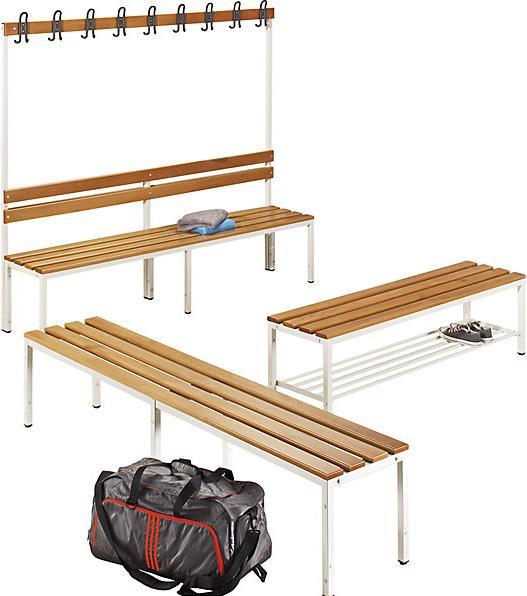 Produktbild eurokraft basic Garderobenbank (200 cm, 170 cm)