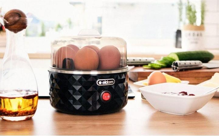 Immagine prodotto Eldom EM101C Caldaia per uova EGGO 1-7 uova 380 W durezza di cottura regolabile