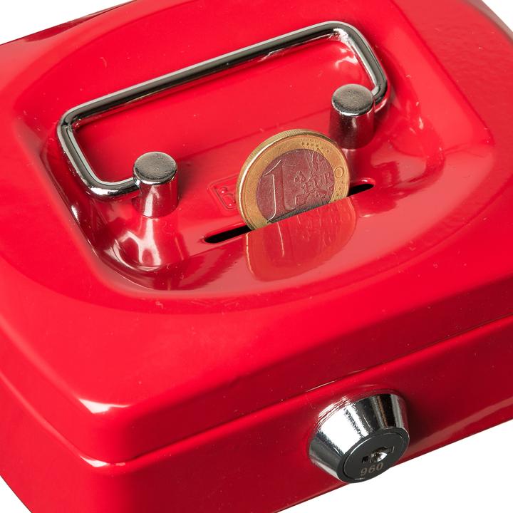 Produktbild Idena Geldkassette Mini 125x95x60mm, rot