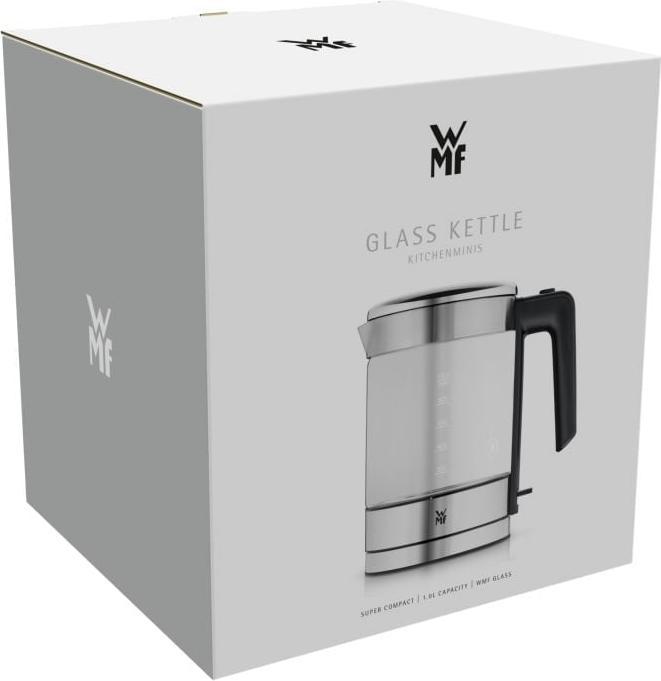 Image du produit WMF KITCHENminis Bouilloire de voyage / Bouilloire en verre petite 1l (1 l)