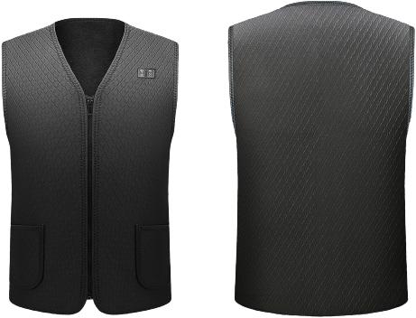 Immagine prodotto Hermex XXS gilet riscaldato gilet elettrico riscaldato gilet termico unisex 7 zone (XXS)