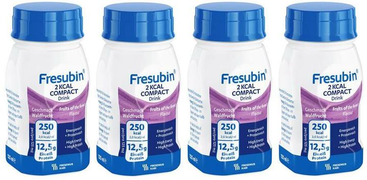 Produktbild Fresubin 2 kcal Drink Compact Waldfrucht (4x125ml) (Waldfrucht, 4 x)