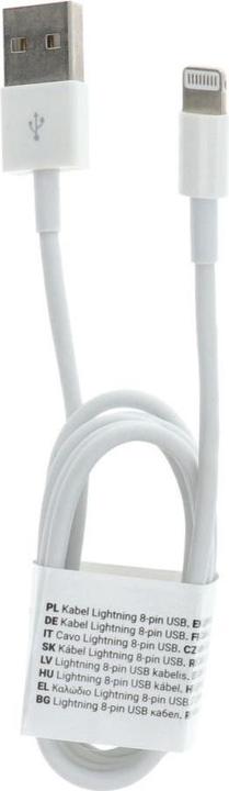 Partner Telecom Cable OEM Cable USB A to Lightning C601 1 m white (1 m, USB 3.2 Gen 1)
