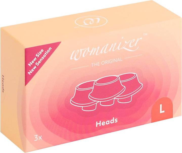 Actual product image Womanizer Heads 3s Raspberry