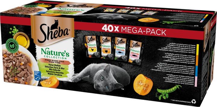 Produktbild Sheba Sauce Feine Vielfalt (Senior, 40 Stk., 85 g)