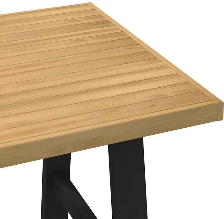 Actual product image VidaXL Dining table NOAIN A-shaped legs 160x90x75 cm solid pine wood (160 x 90 x 75 cm)