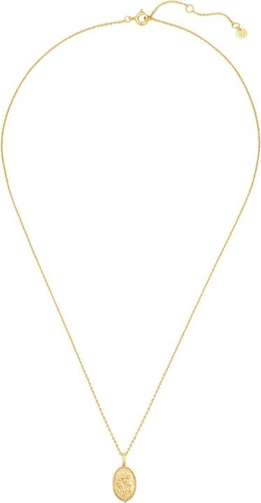 Produktbild Glanzstücke München Damen Halskette Geburtsblume Januar Nelke - 37180 (Sterling Silber, 40 - 45 cm)