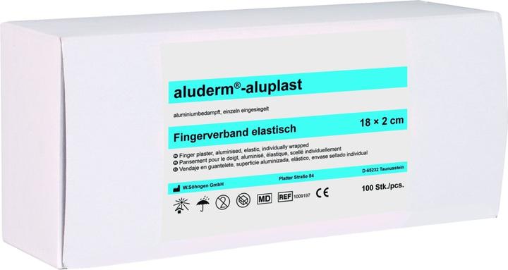 Produktbild Söhngen aluderm aluplast Fingerverband elastisch 18x2cm, 100 Stk., einzeln (100 x)