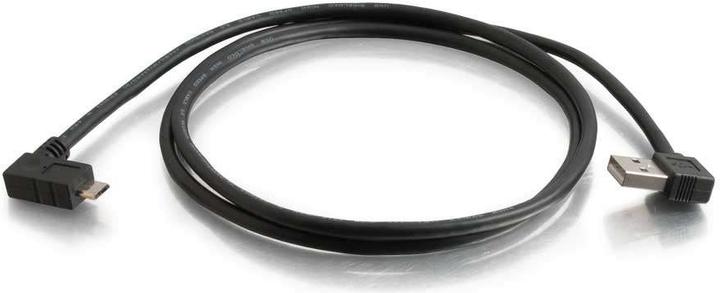 Produktbild C2G USB 2.0 A Right Angle to Micro-USB B (2 m, USB 2.0)