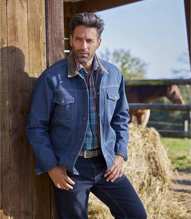 Produktbild Atlas For Men Jeansjacke Western mit Steppfutter (XXL)