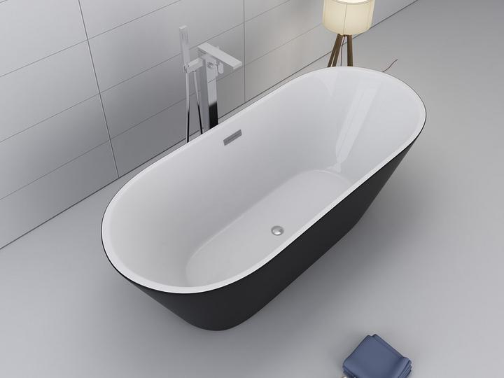 Actual product image Jet-Line LAUSANNE II bathtub black (170 cm, 80 cm)