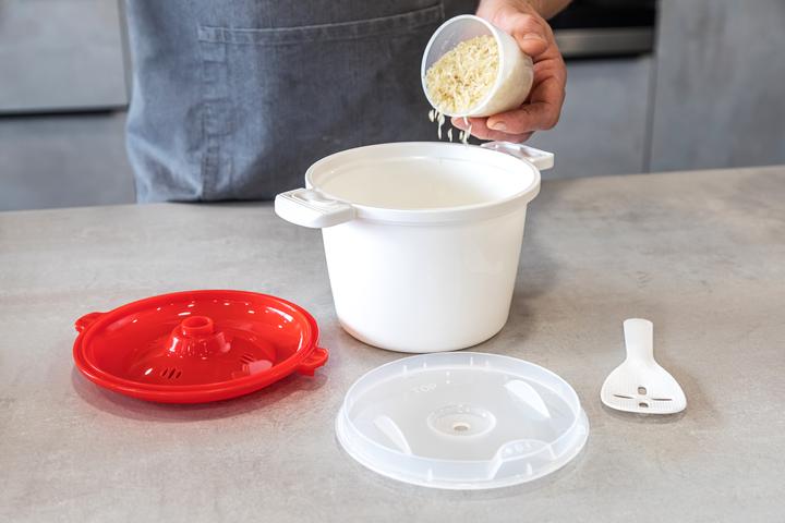 Actual product image Kitchen Craft Microwave rice cooker
