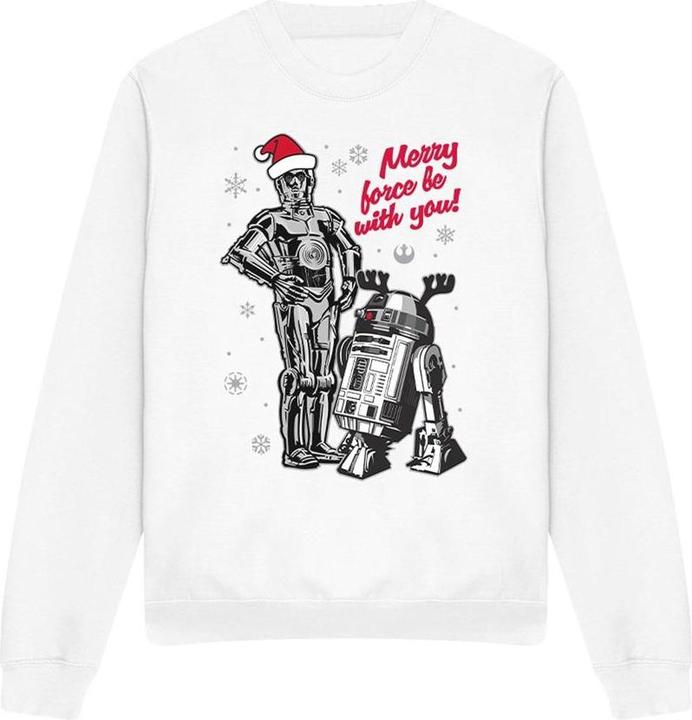 Star Wars Merry Christmas Droids Sweatshirt