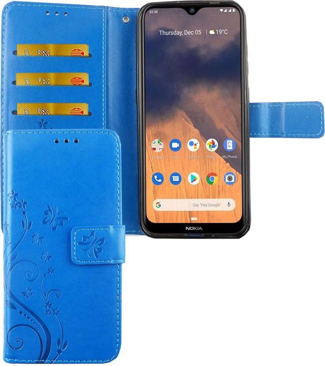 Produktbild König Design Hülle Handy Schutz für Nokia 2.3 Case Cover Tasche Wallet Etui Handyhülle Bumper (Nokia 2.3)