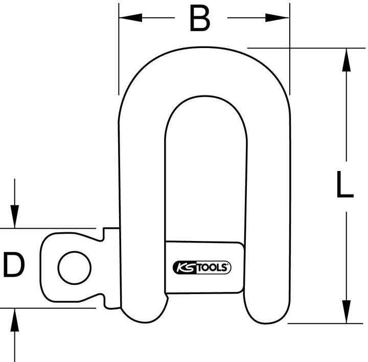 Produktbild KS Tools BERYLLIUMplus Schäckel 30x40 mm
