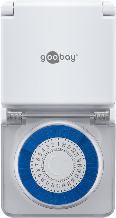 Immagine prodotto Goobay Timer analogico IP44, 2 pezzi, bianco