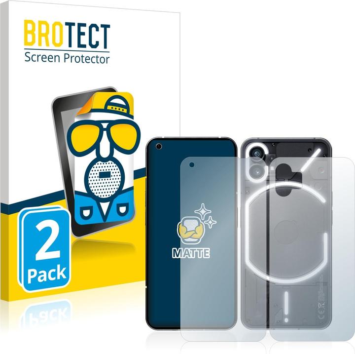 Produktbild BROTECT Entspiegelungs-Schutzfolie Displayschutz Matt (2 Stück, Nothing Phone (1))
