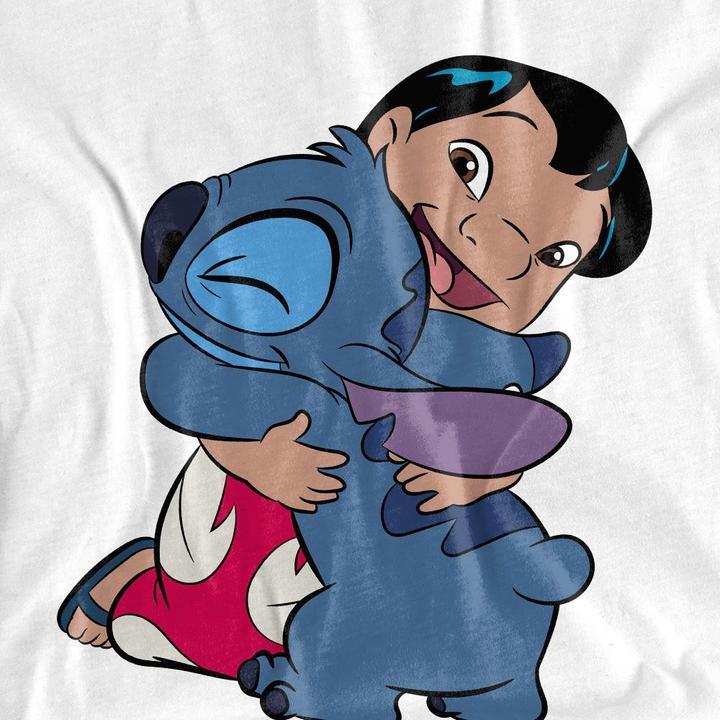 Immagine prodotto Lilo & Stitch 90s Maglietta Abbraccio Adulto Unisex (L)