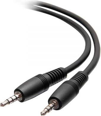 Image du produit C2G TRRS Câble pour casque OMTP à 4 positions, mâle/mâle (0.90 m)
