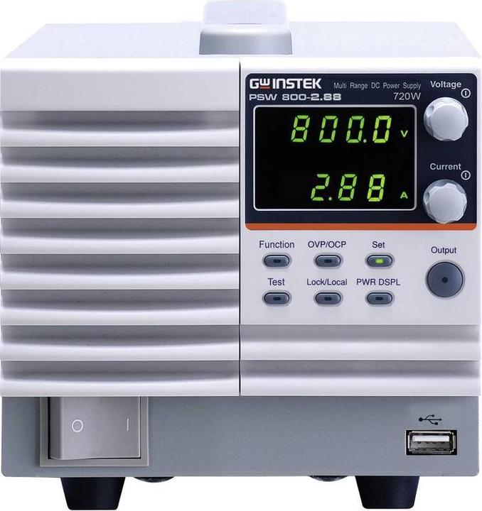 GW Instek PSW 800-2.88 Laboratory power supply unit, adjustable 0 - 800 V/DC 0 - 2.88 A 720