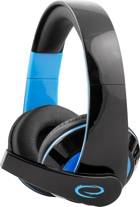 Actual product image Esperanza EGH300B Headset Head-band Black, Blue (Cable)