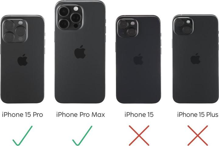 Image du produit Hama Cam Protect (1 pièce(s), Apple iPhone 15 Pro Max, Apple iPhone 15 Pro)