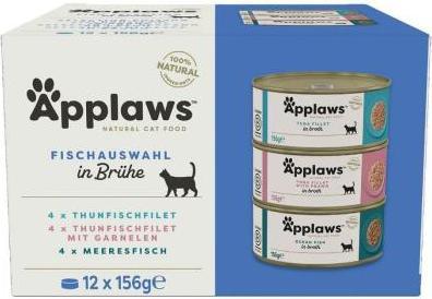 Produktbild Applaws Supreme Selection Fisch im Sud (Adult, 12 Stk., 1872 g)