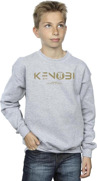 Immagine prodotto Star Wars Felpa con logo Obi-Wan Kenobi per ragazzi (140, 146)
