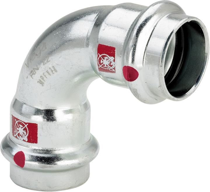 Produktbild Viega 1116 Bogen Preabo 90o 1116 Durchmesser 54mm Stahl