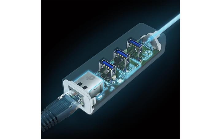 Actual product image TP-Link UE330C (USB 3.0, RJ45 Gigabit Ethernet (1x))