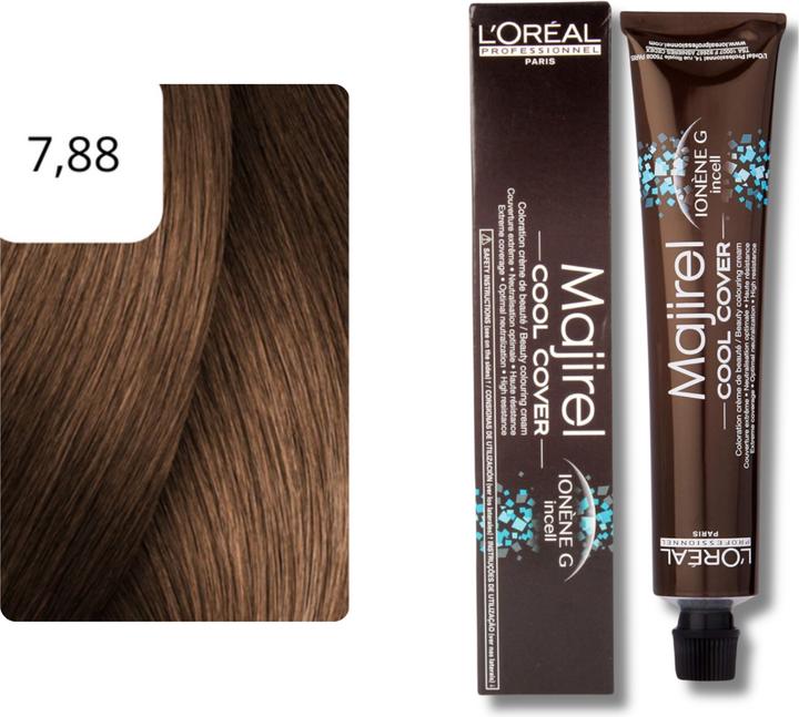 Actual product image L'Oréal Professionnel Majirel Cool Cover Hair Color (7.88 Medium Blonde Deep Mocha)