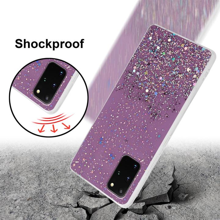 Produktbild Cadorabo TPU Cover funkelnder Glitter (Samsung Galaxy S20+)