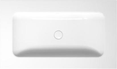 Actual product image Bette One wall-mounted washbasin with tap hole, A133 900 x 530 mm (530 mm, 900 mm)