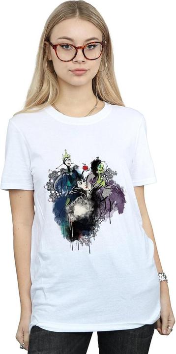 Immagine prodotto Disney Villains Sketch Maglietta Ampia Donna (XL)