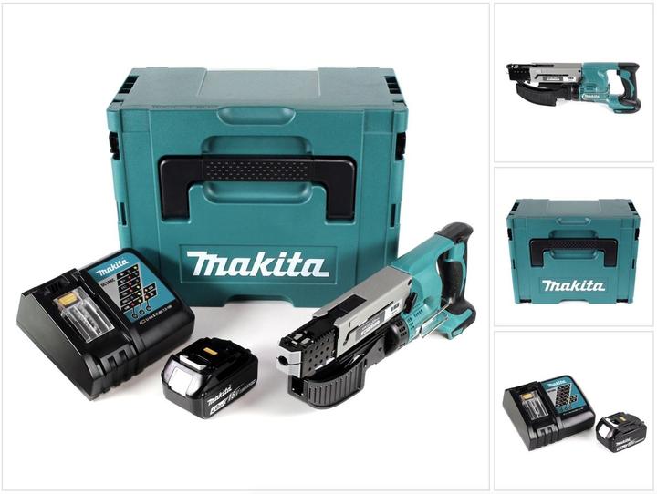 Immagine prodotto Makita DFR 550 RM1J Cacciavite a batteria 18V 25-55mm + 1x batteria 4,0Ah + caricatore + Makpac (Batteria ricaricabile)