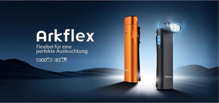 Actual product image Olight Arkflex LED Taschenlampe (16 cm, 1000 lm)