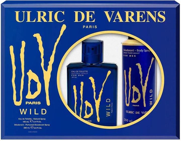 Image du produit Ulric De Varens U.D.V. WILD MEN EDT SPRAY 100 ML SETS (Spray, 100 ml)