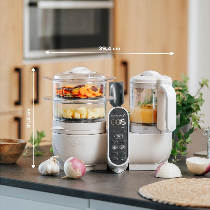 Image du produit Babymoov Nutribaby(+) Mineral beige Robot Multifonctions bébé 6 en 1