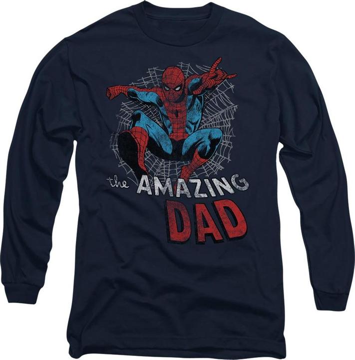 Immagine prodotto Spiderman Spider Dad Maglietta Festa del Papà Adulto Unisex (L)