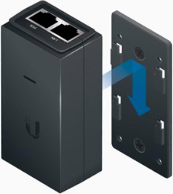 Actual product image Ubiquiti Passive PoE injector 24V-12W (802.3af (PoE), 12 W)