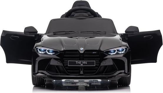 Actual product image Es-toys Electric children's car - black - "BMW M4" - Licensed - 12V7A battery, MP3, leather seat+EVA (12 V)