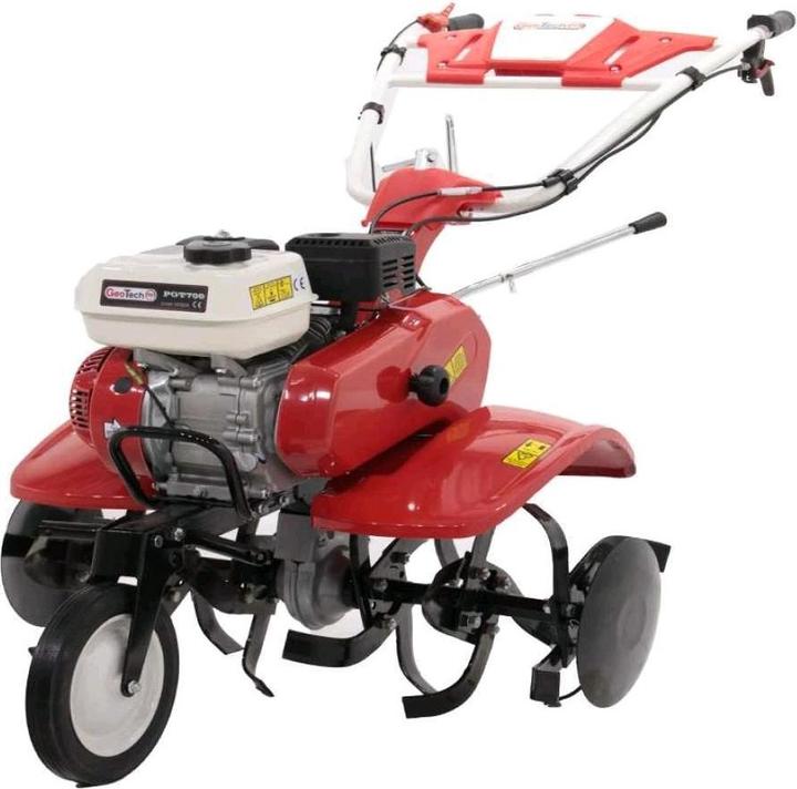 Actual product image GeoTech PGT 700Garden tiller petrol motor hoe85cm tiller