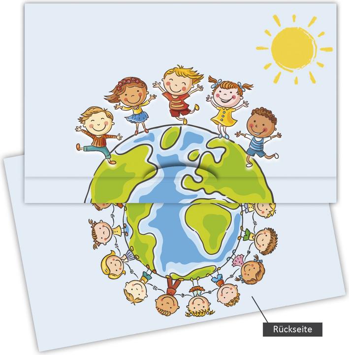 Produktbild Daiber 1x25 Schutzumschlag bis 15x20 Weltkugel (15 x 20 cm)